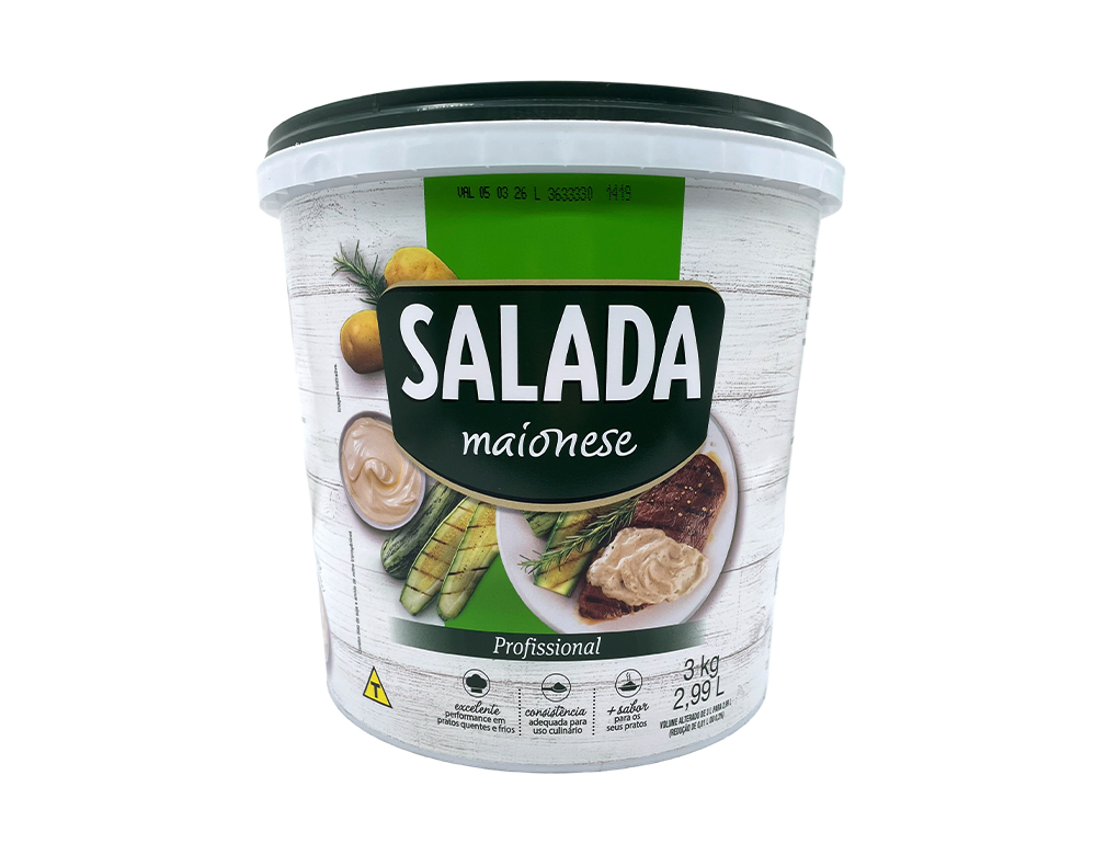 MAIONESE GRANDE SALADA 3 KG (CX 6 BD)